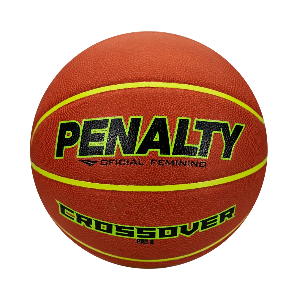 Bola De Basquete Penalty Feminino Crossover Pro 6 — foto do produto em fundo branco