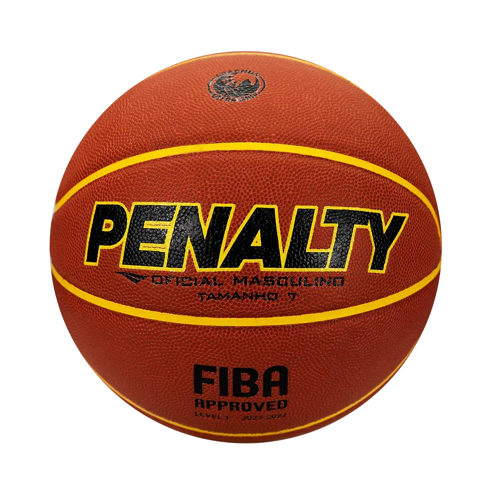 Bola De Basquete Penalty Masculino Oficial Crossover Pro 7 Profissional — foto do produto em fundo branco