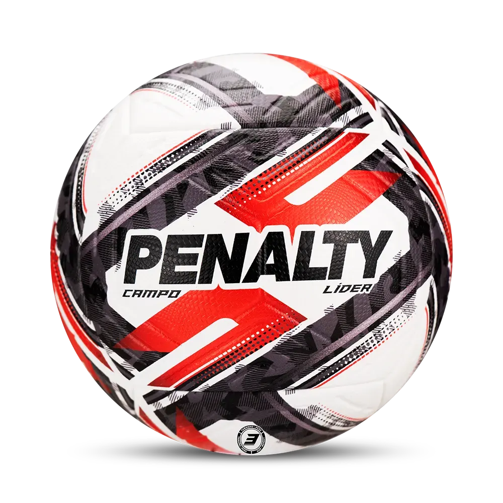 Bola de Futebol de Campo Penalty Lider N3 Infantil XXVI - Ideal para Crianças de 5 a 8 anos — foto do produto em fundo branco