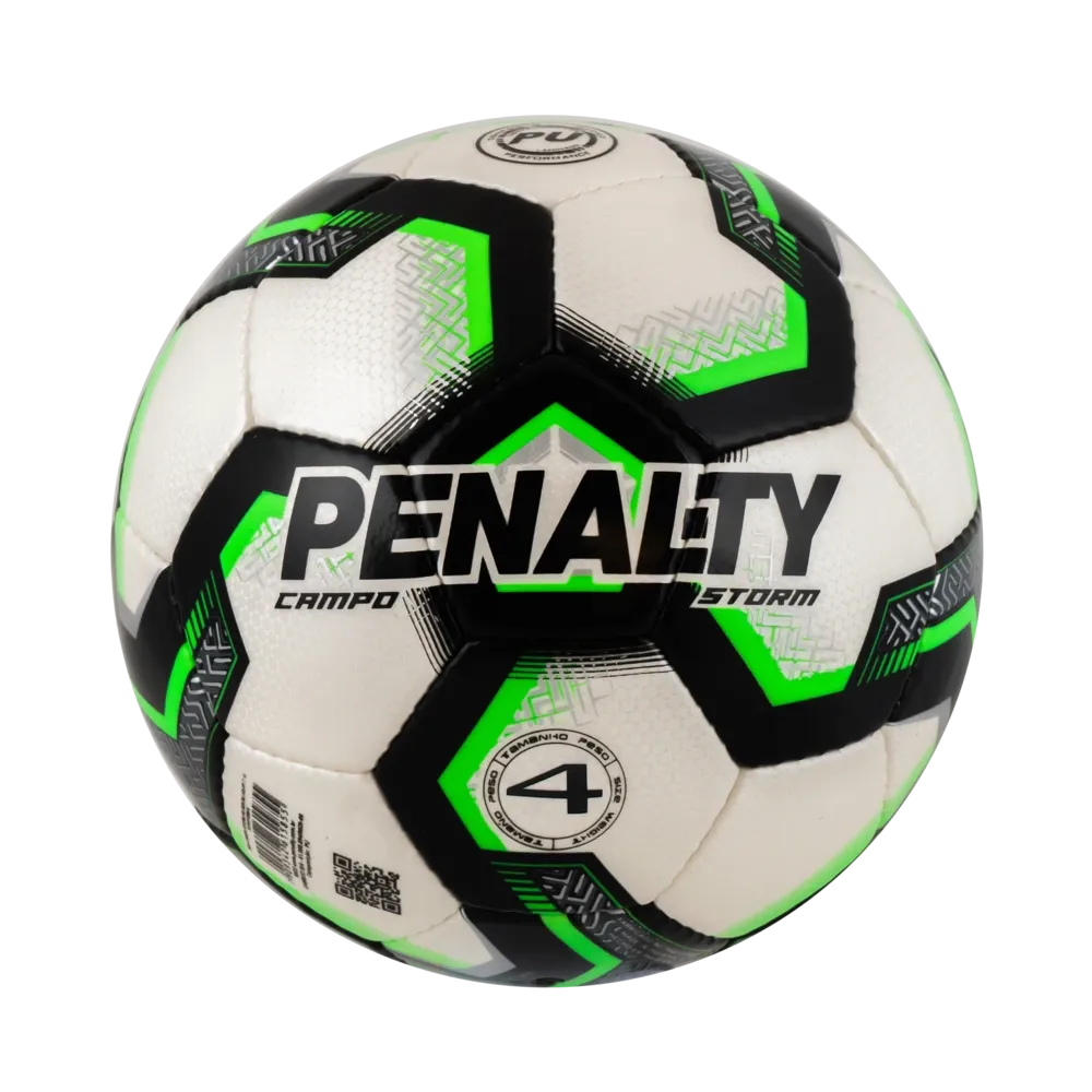 Bola de Futebol de Campo Penalty Storm N4 Infantil Xxiii - Ideal para Crianças de 8 a 12 anos — foto do produto em fundo branco
