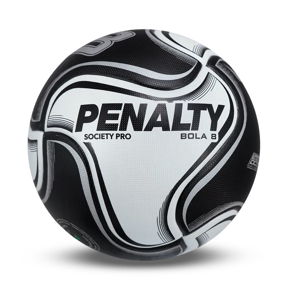 Bola de Futebol Society Penalty 8 X XXIV Profissional — foto do produto em fundo branco