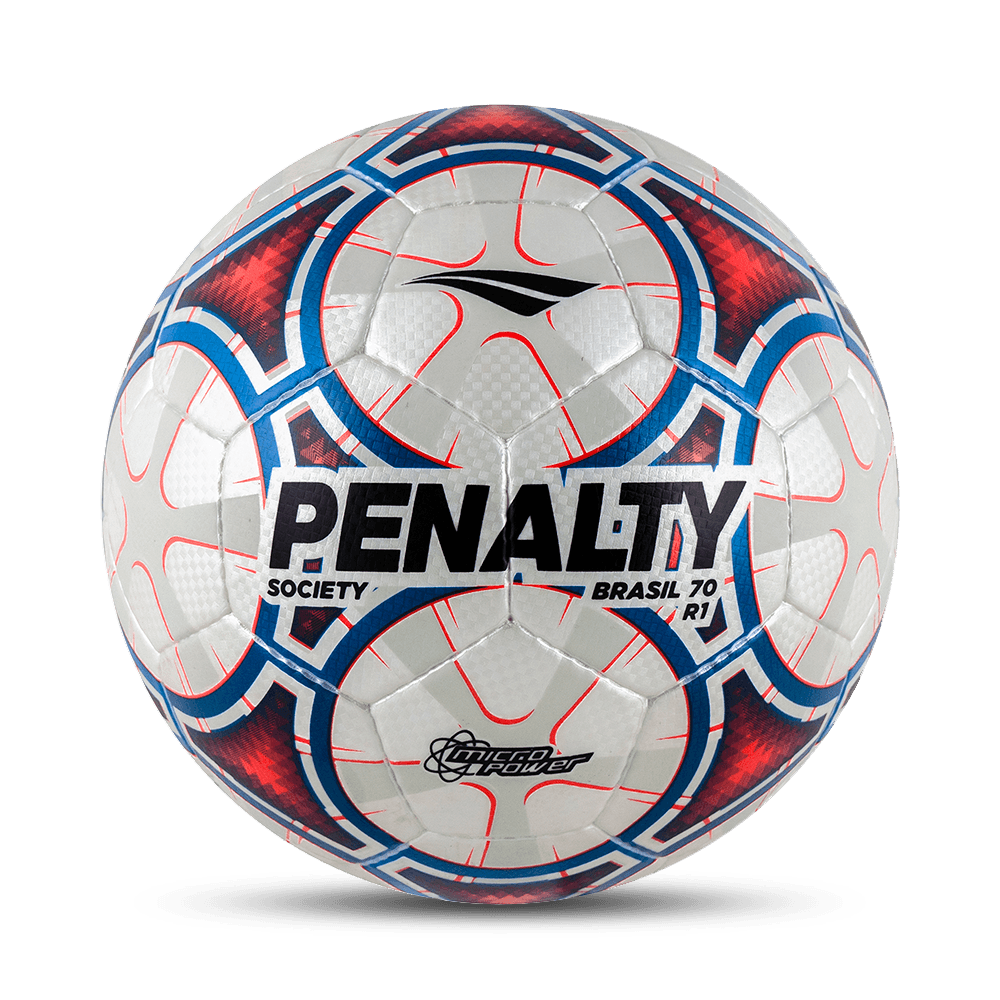 Bola de Futebol Society Penalty Brasil 70 R1 XXIII — foto do produto em fundo branco