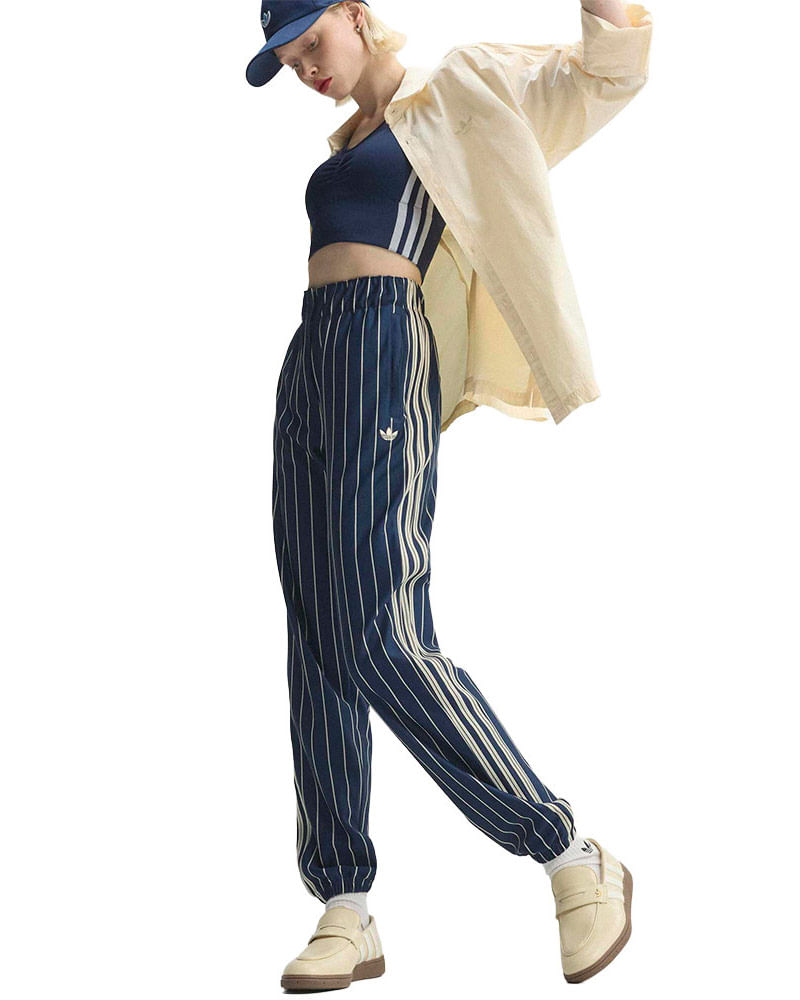 Calça adidas Pinstripe Tp Feminina — foto do produto em fundo branco