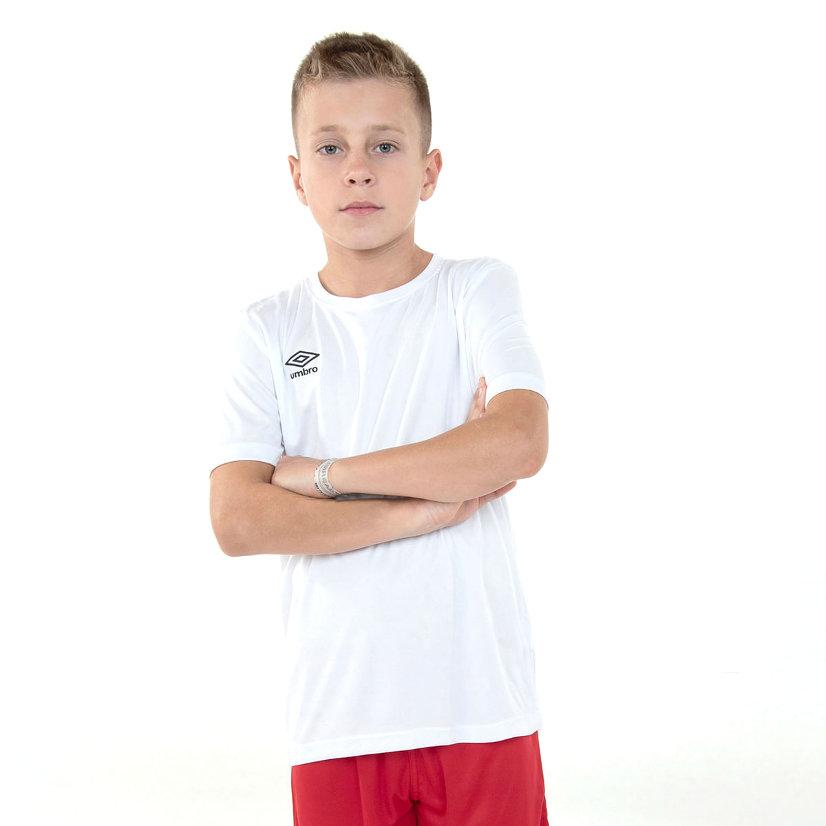 Camisa Juvenil Umbro Legacy — foto do produto em fundo branco