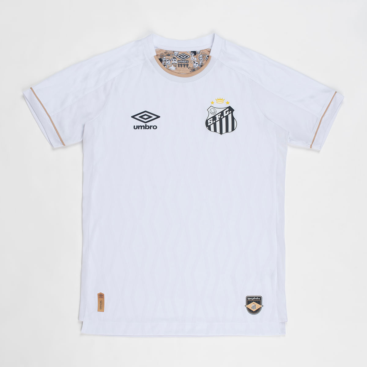 Camisa Masculina Umbro Santos Home 2026 Jogador S/N — foto do produto em fundo branco