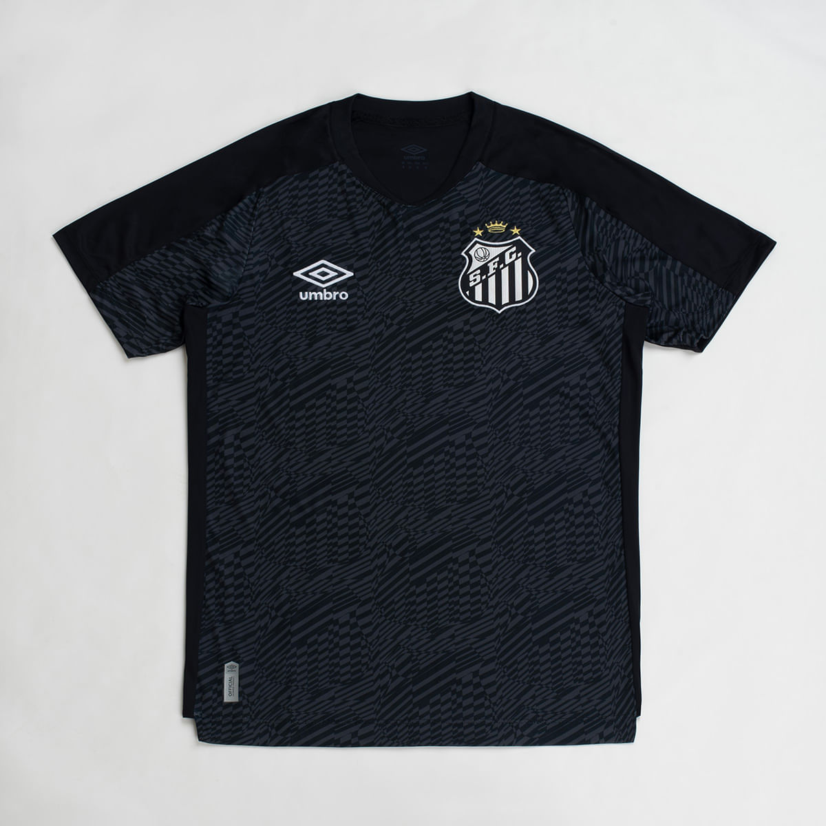 Camisa Mc Goleiro Masculina Umbro Santos Of. 2026 — foto do produto em fundo branco
