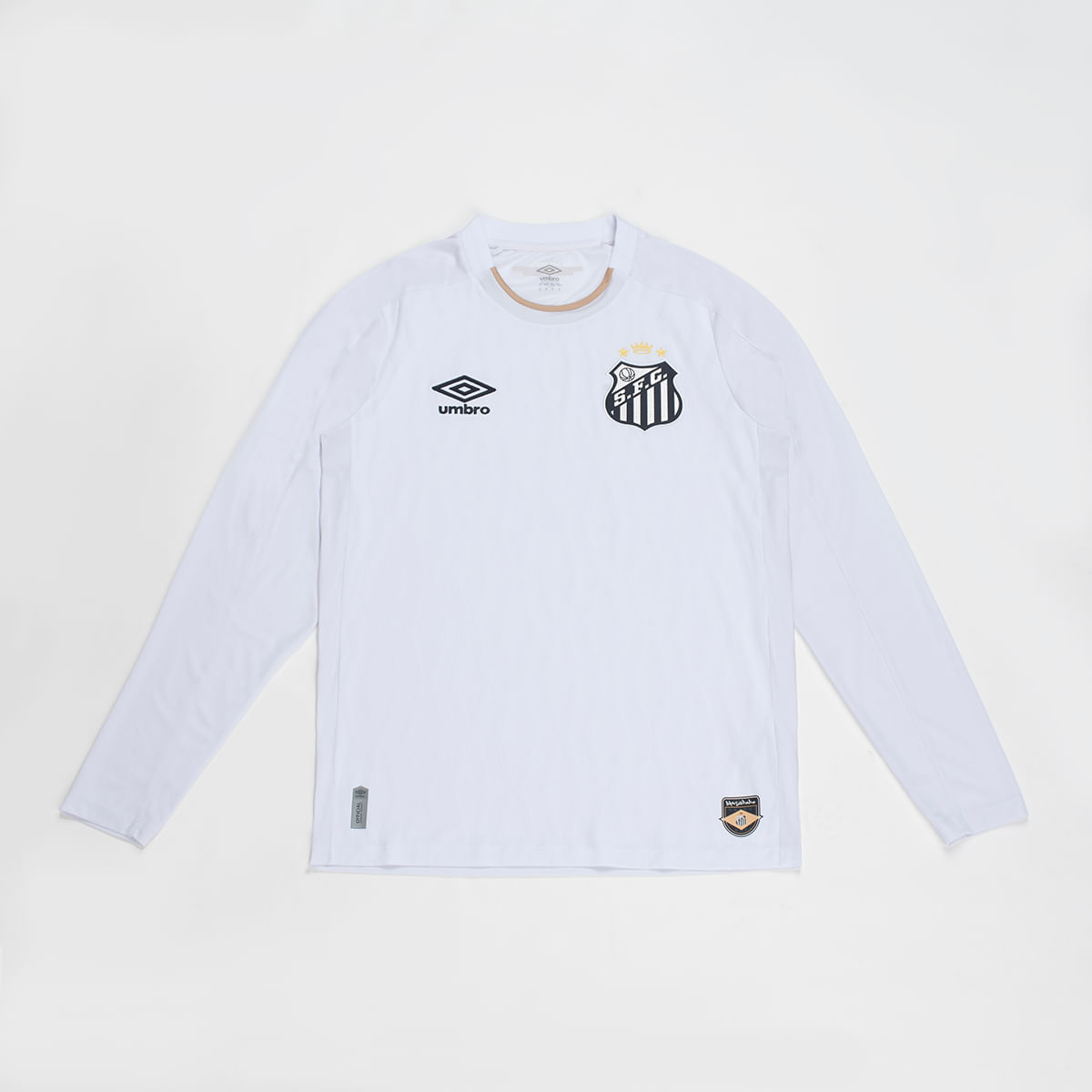 Camisa Ml Masculina Umbro Santos Home 2026 Torcedor — foto do produto em fundo branco