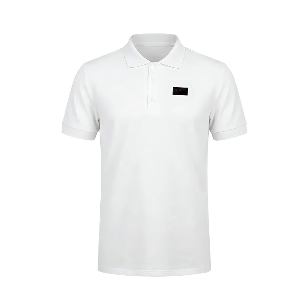 Camisa Polo Esportiva Treino Essencial – Tecido Leve Texturizado para Lazer e Academia — foto do produto em fundo branco