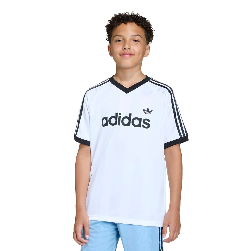 Camiseta adidas Jersey Largo Infantil — foto do produto em fundo branco