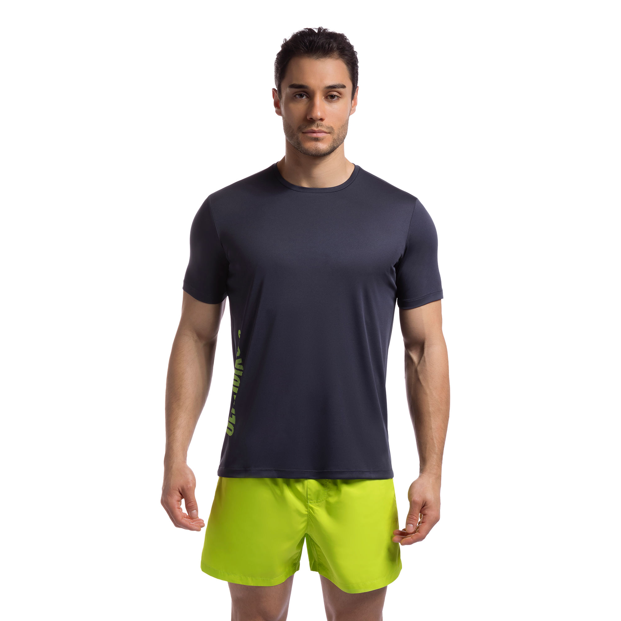Camiseta Basic Logo Olympikus Masculina — foto do produto em fundo branco