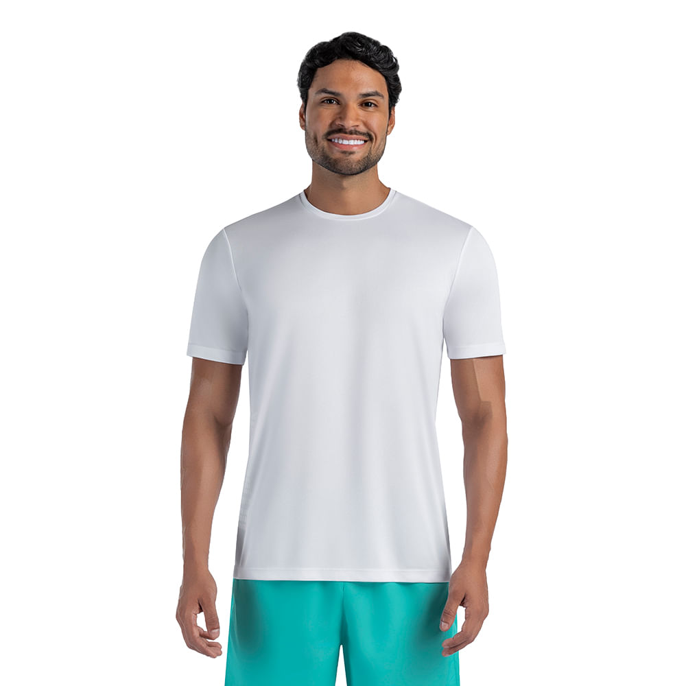 Camiseta Basic Logo Olympikus Masculina — foto do produto em fundo branco
