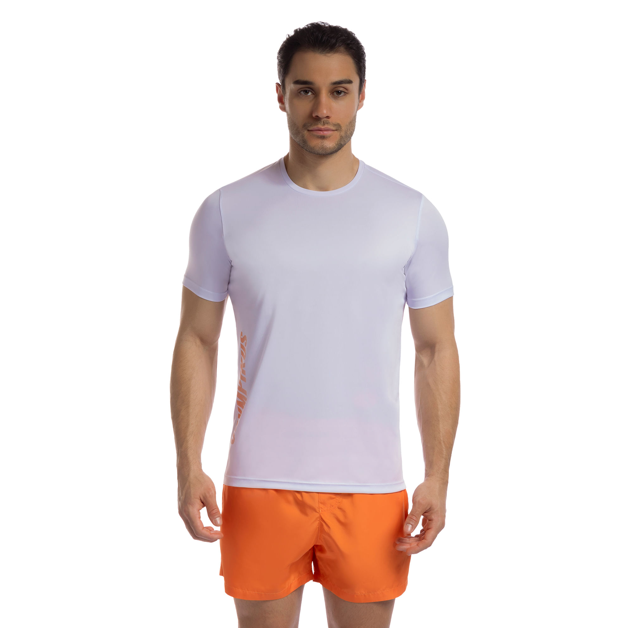 Camiseta Basic Logo Olympikus Masculina — foto do produto em fundo branco