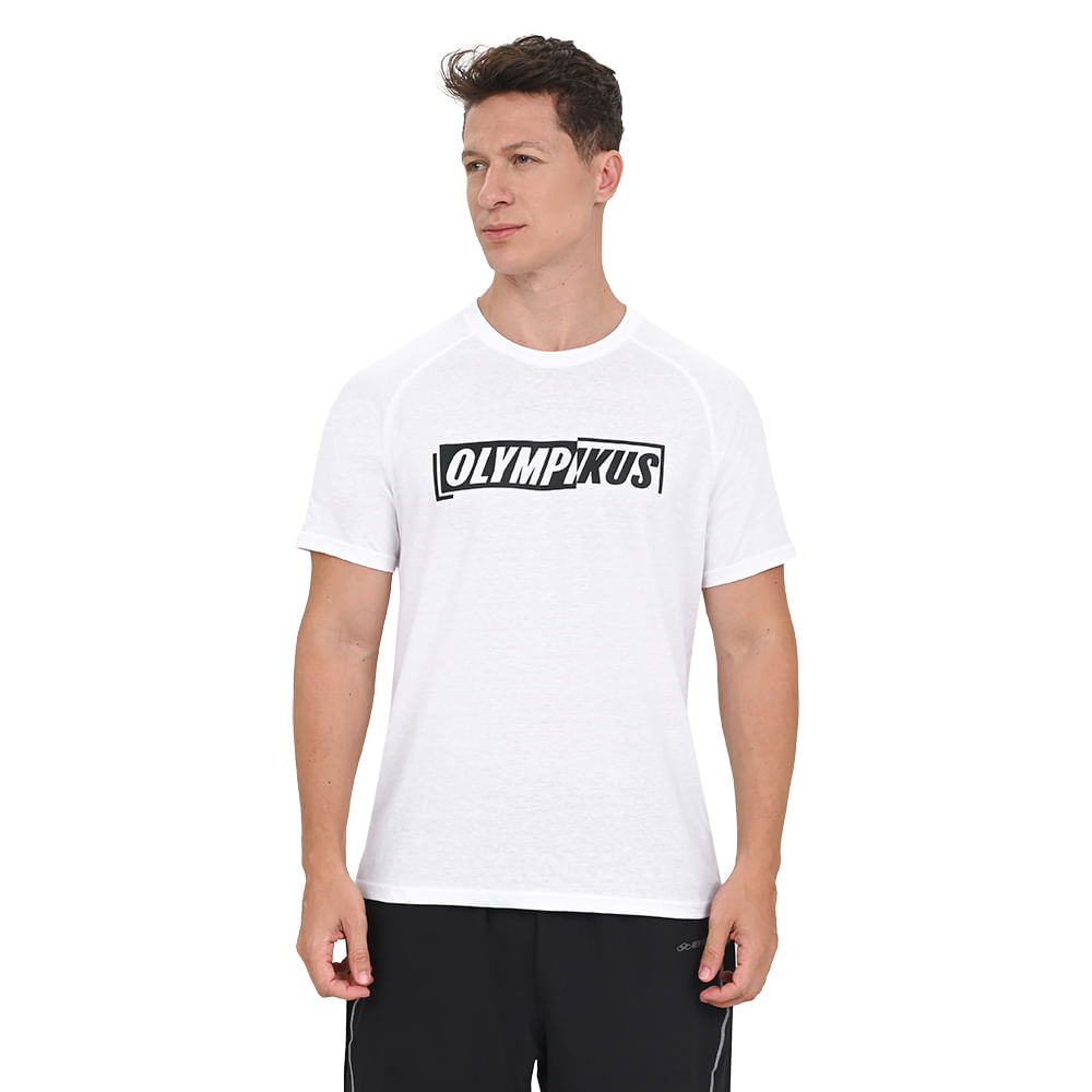 Camiseta Big Logo Graphic Olympikus Masculina — foto do produto em fundo branco