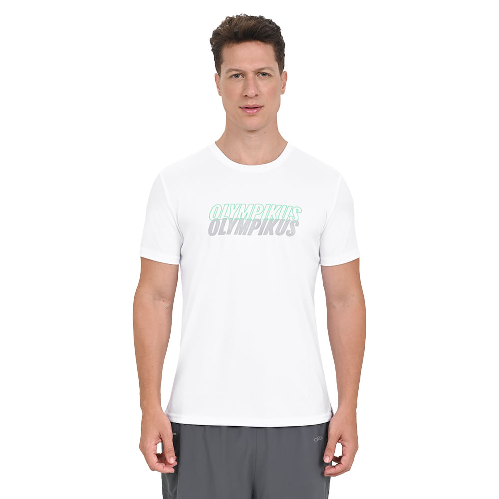 Camiseta Big Logo Olympikus Masculina — foto do produto em fundo branco