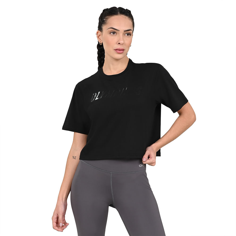 Camiseta Box Olympikus Feminina — foto do produto em fundo branco