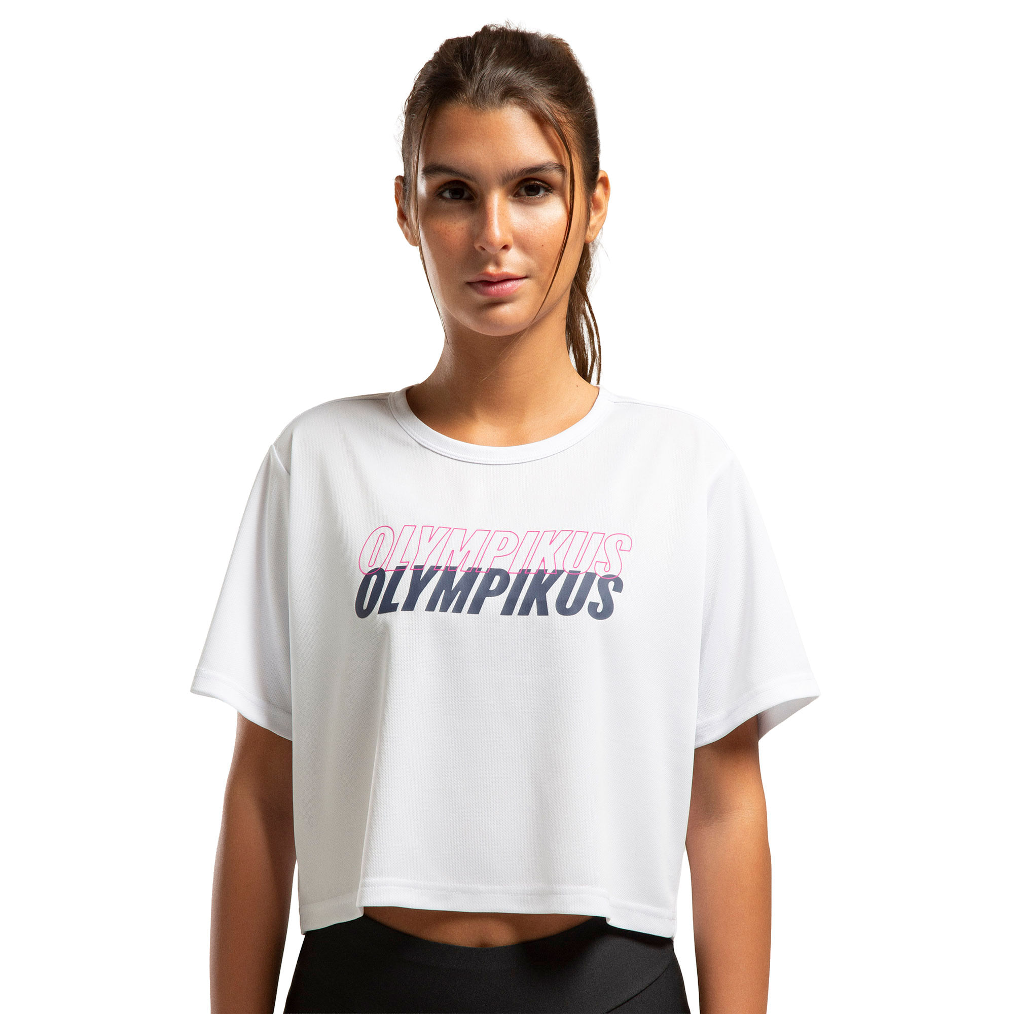 Camiseta Box Treino Olympikus Feminina — foto do produto em fundo branco