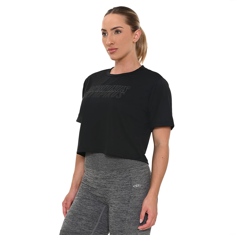 Camiseta Box Treino Olympikus Feminina — foto do produto em fundo branco