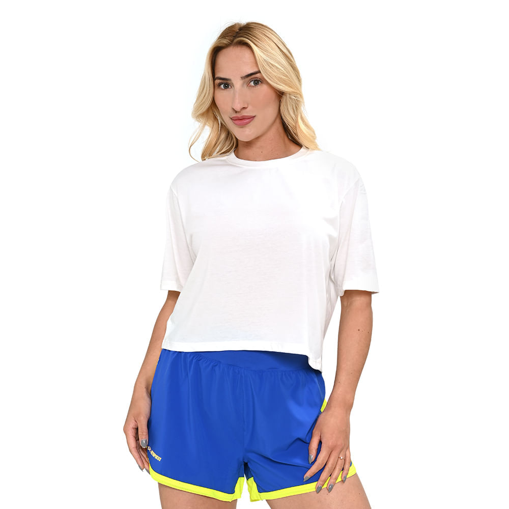 Camiseta Comfy Tape Olympikus Feminina — foto do produto em fundo branco