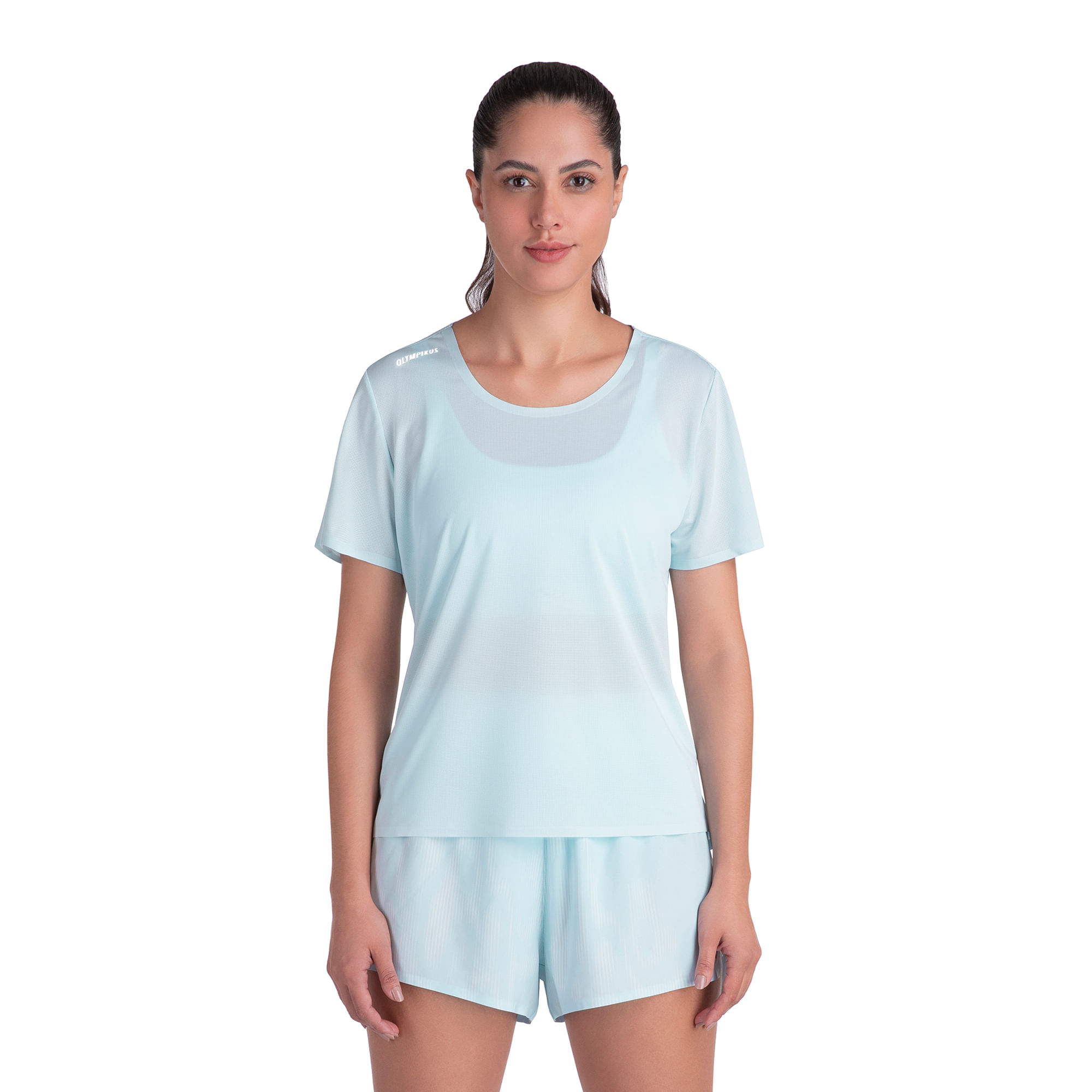 Camiseta Corre Olympikus Feminina — foto do produto em fundo branco