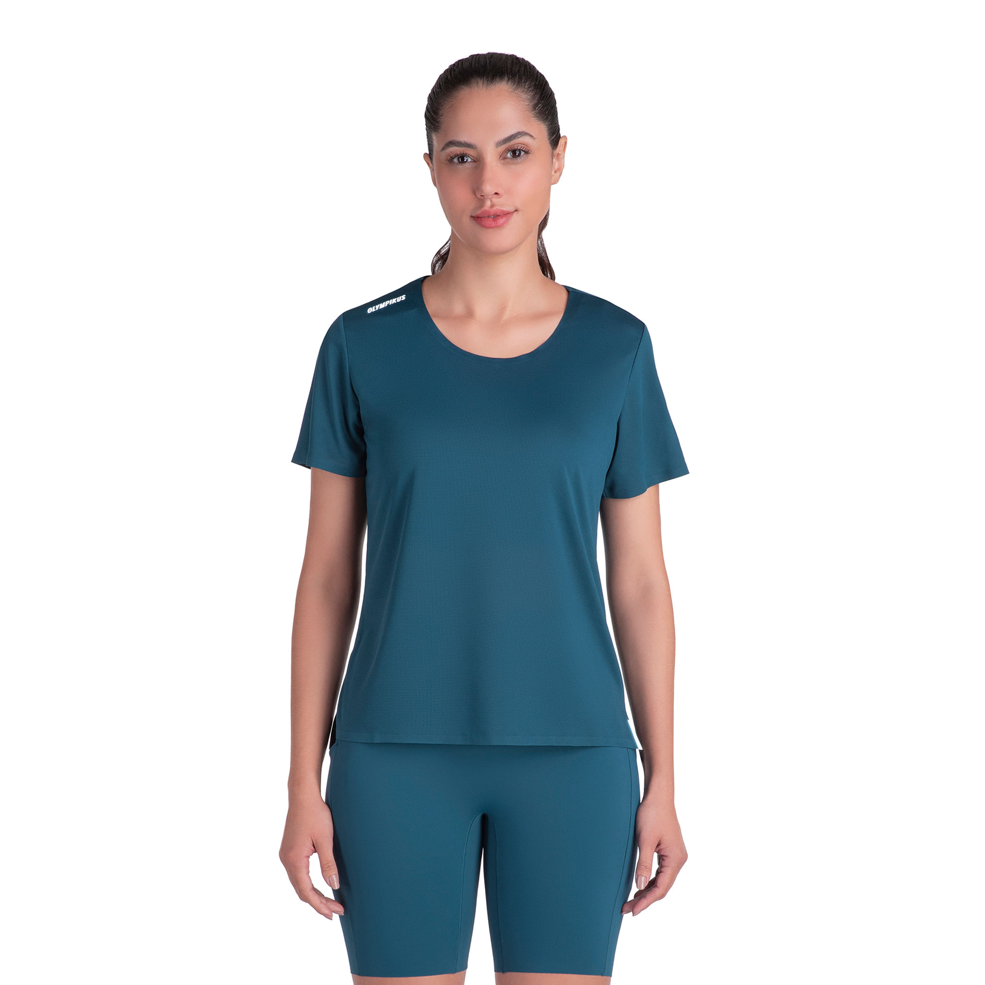 Camiseta Corre Olympikus Feminina — foto do produto em fundo branco