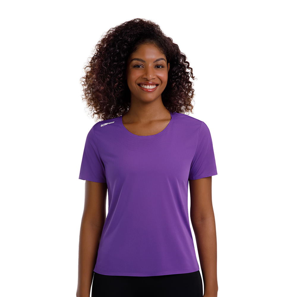 Camiseta Corre Olympikus Feminina — foto do produto em fundo branco