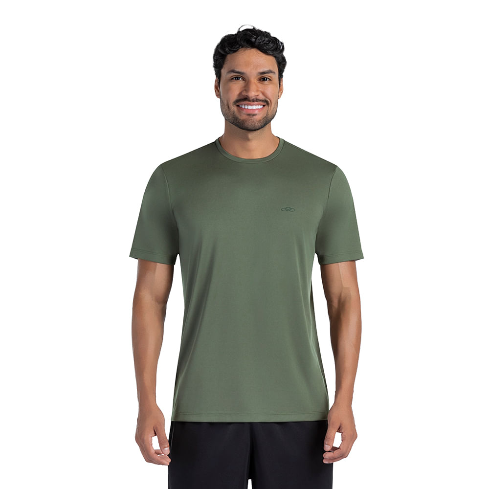 Camiseta Essential Olympikus Masculina — foto do produto em fundo branco