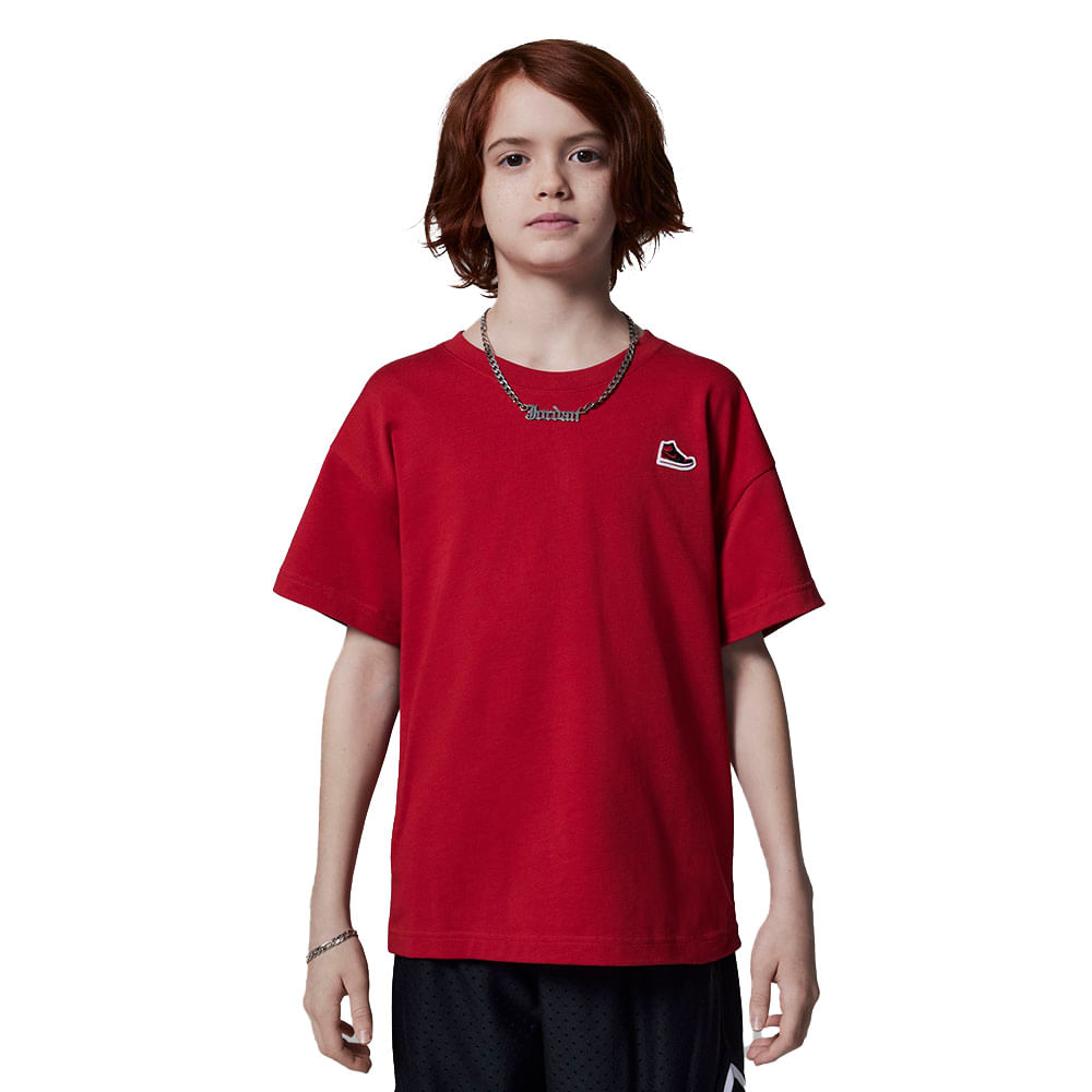 Camiseta Jordan Infantil — foto do produto em fundo branco