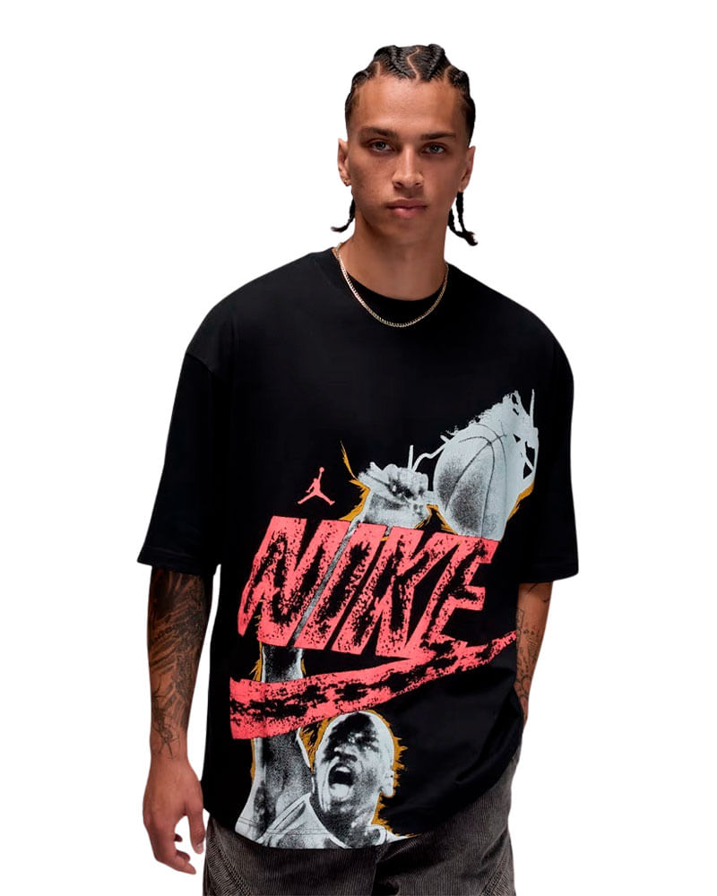 Camiseta Jordan Reissue Oversized Ss Masculina — foto do produto em fundo branco