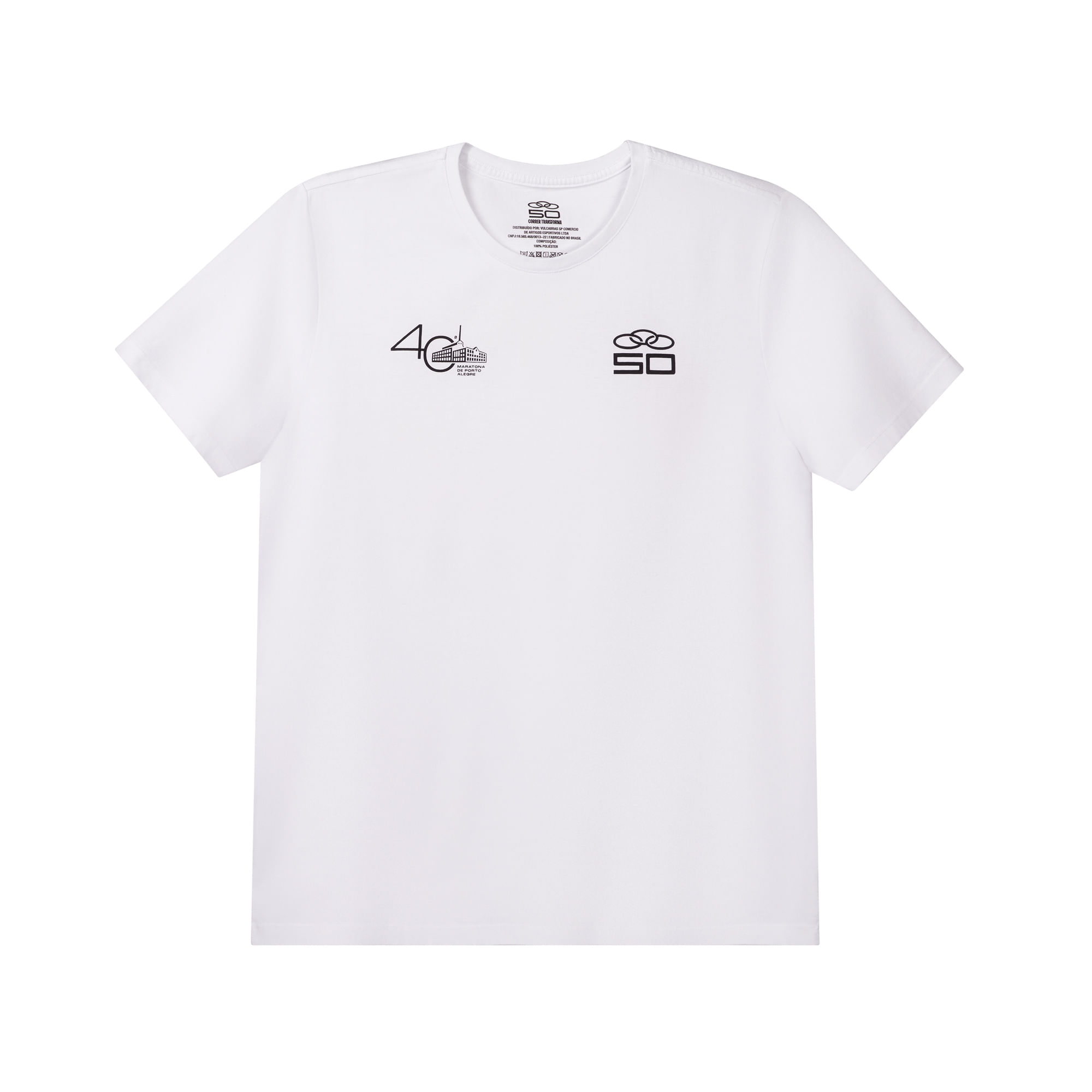 Camiseta Maratona Poa Olympikus — foto do produto em fundo branco