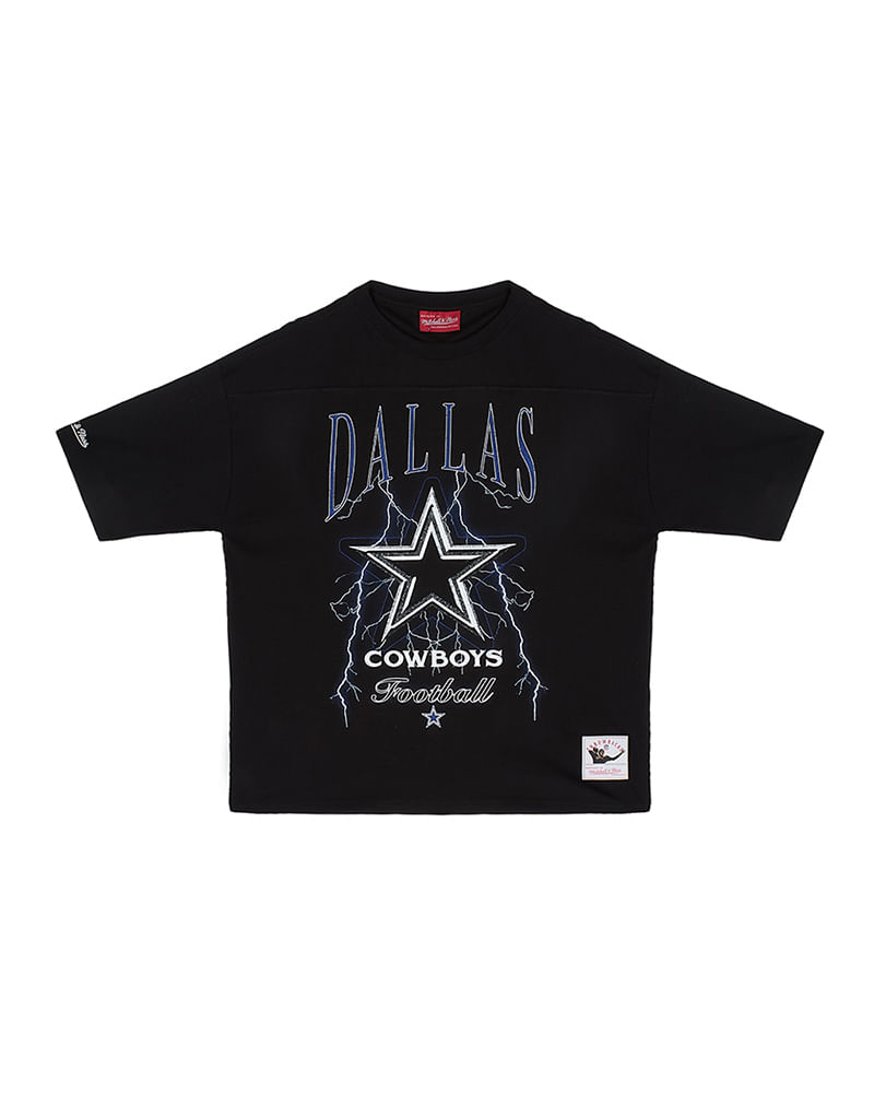 Camiseta Mitchell & Ness Dallas Cowboys Masculina — foto do produto em fundo branco