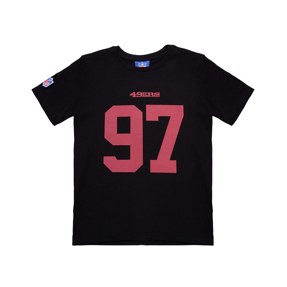 Camiseta Nfl Bosa Infantil — foto do produto em fundo branco