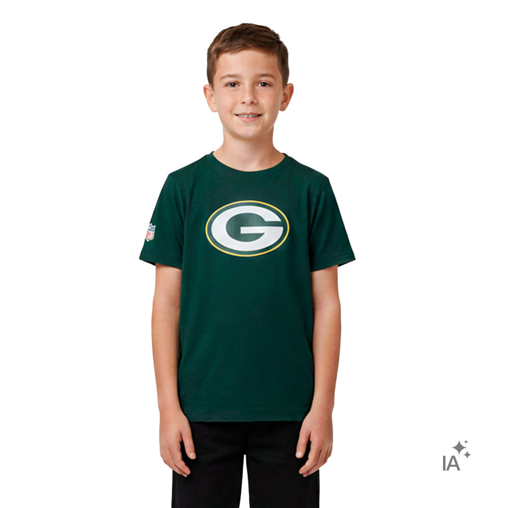 Camiseta Nfl Love Infantil — foto do produto em fundo branco