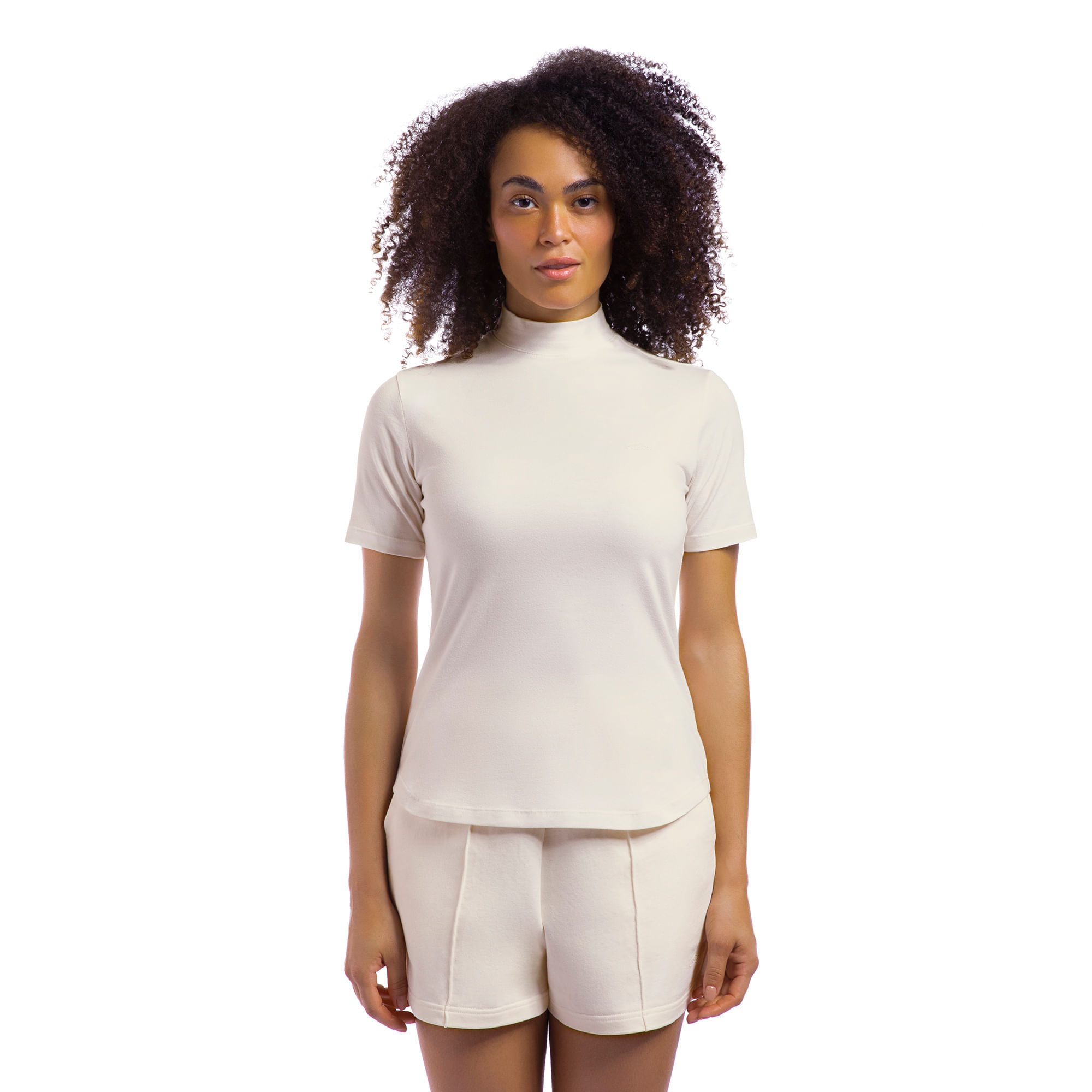 Camiseta Olympikus Comfy Gola Alta Feminina — foto do produto em fundo branco