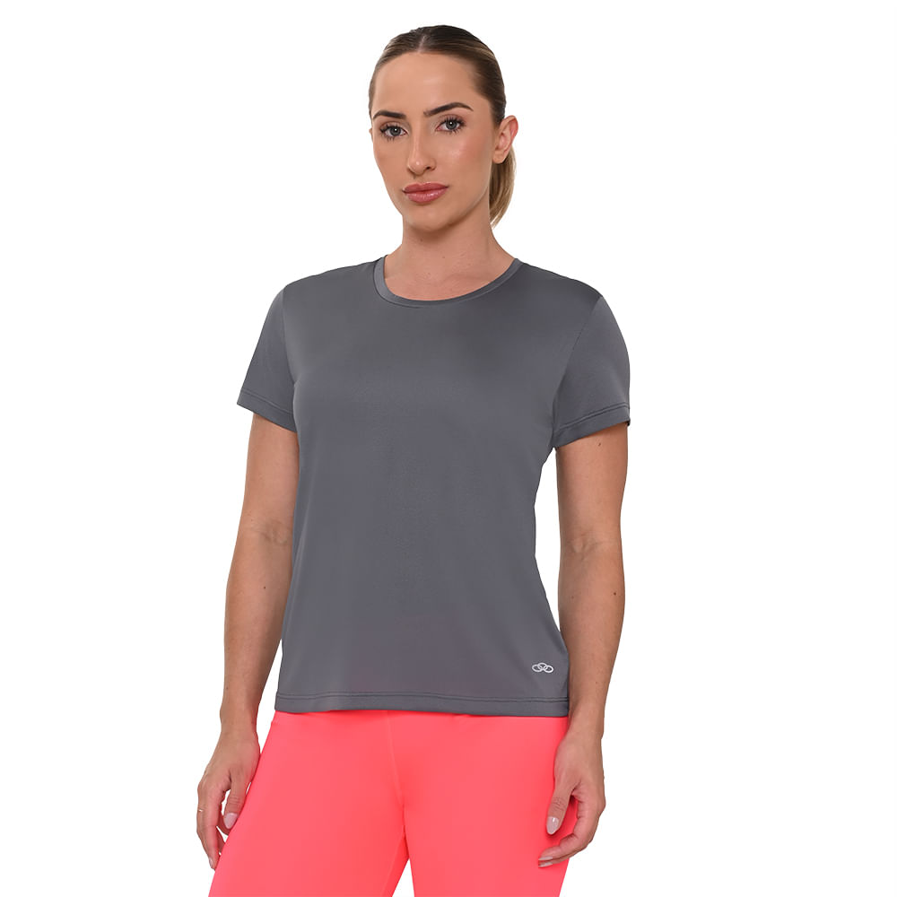 Camiseta Runner Manga Curta 1.0 Olympikus Feminina — foto do produto em fundo branco