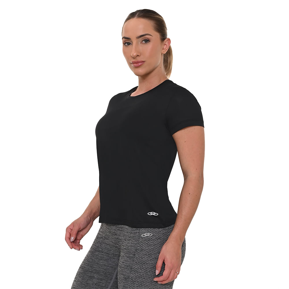 Camiseta Runner Manga Curta 1.0 Olympikus Feminina — foto do produto em fundo branco