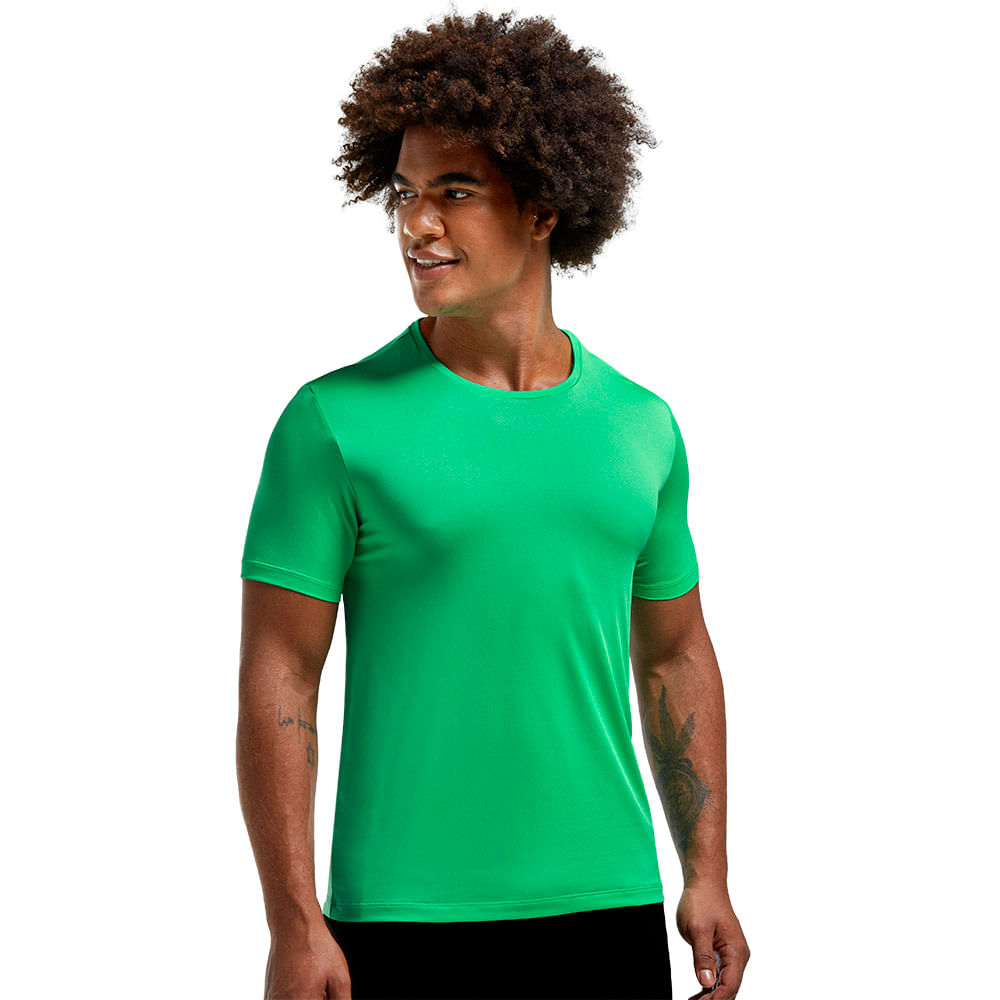 Camiseta Runner Manga Curta 1.0 Olympikus Masculina — foto do produto em fundo branco