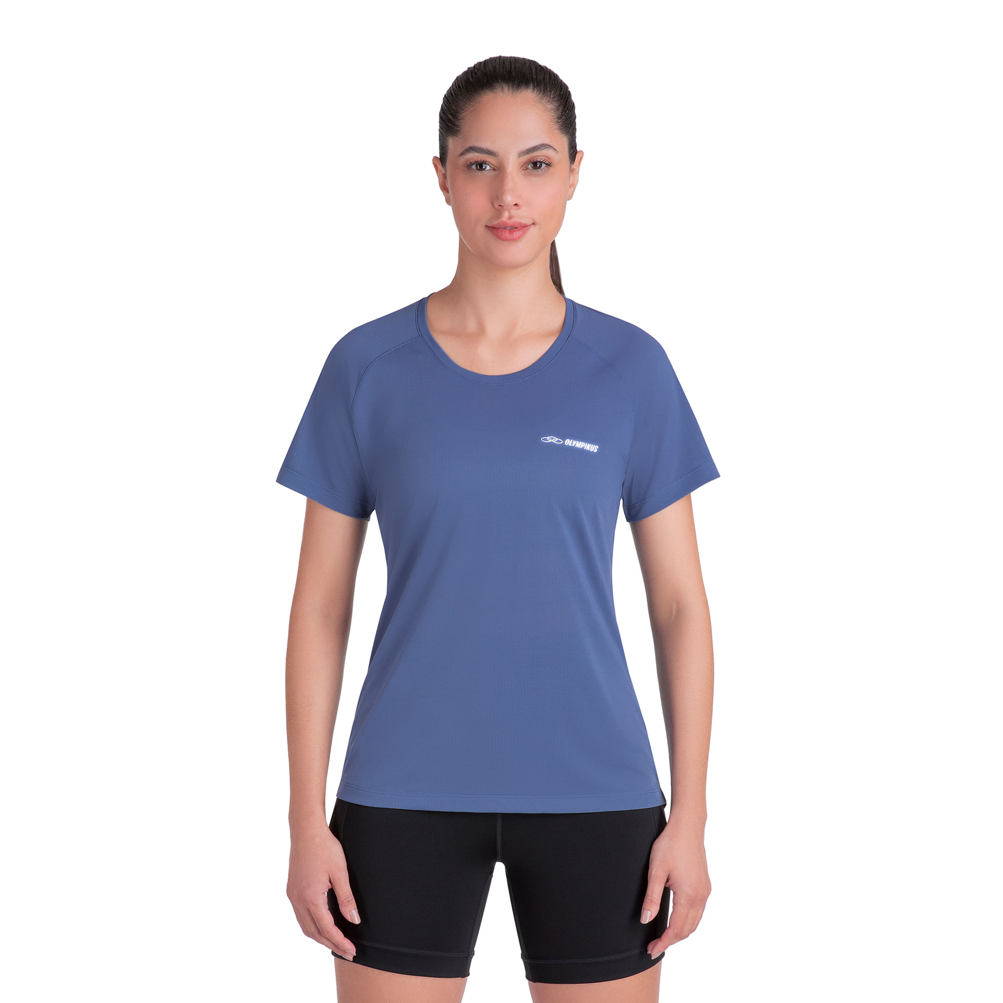 Camiseta Runner Manga curta 2.0 Feminina — foto do produto em fundo branco