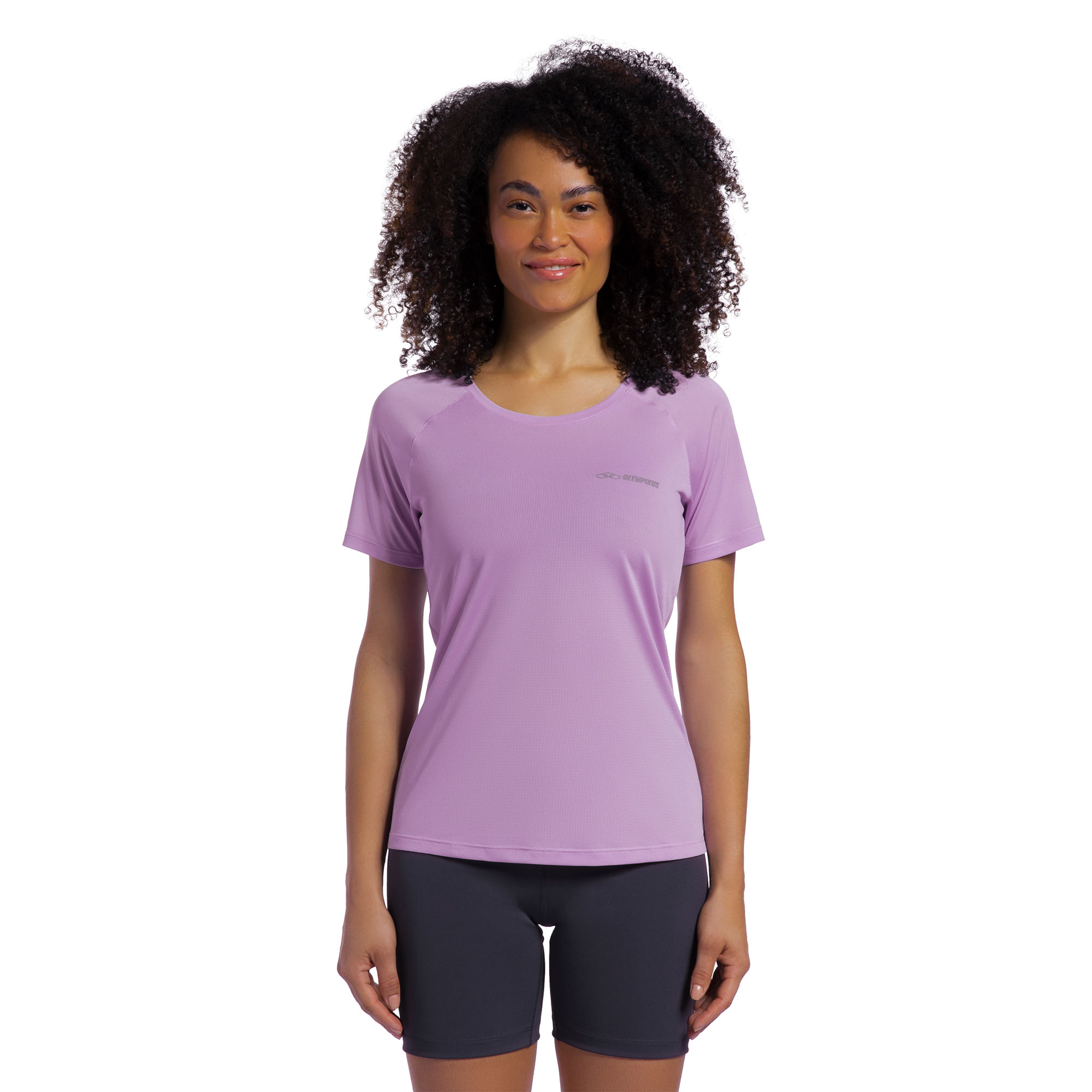 Camiseta Runner Manga Curta 2.0 Feminina — foto do produto em fundo branco