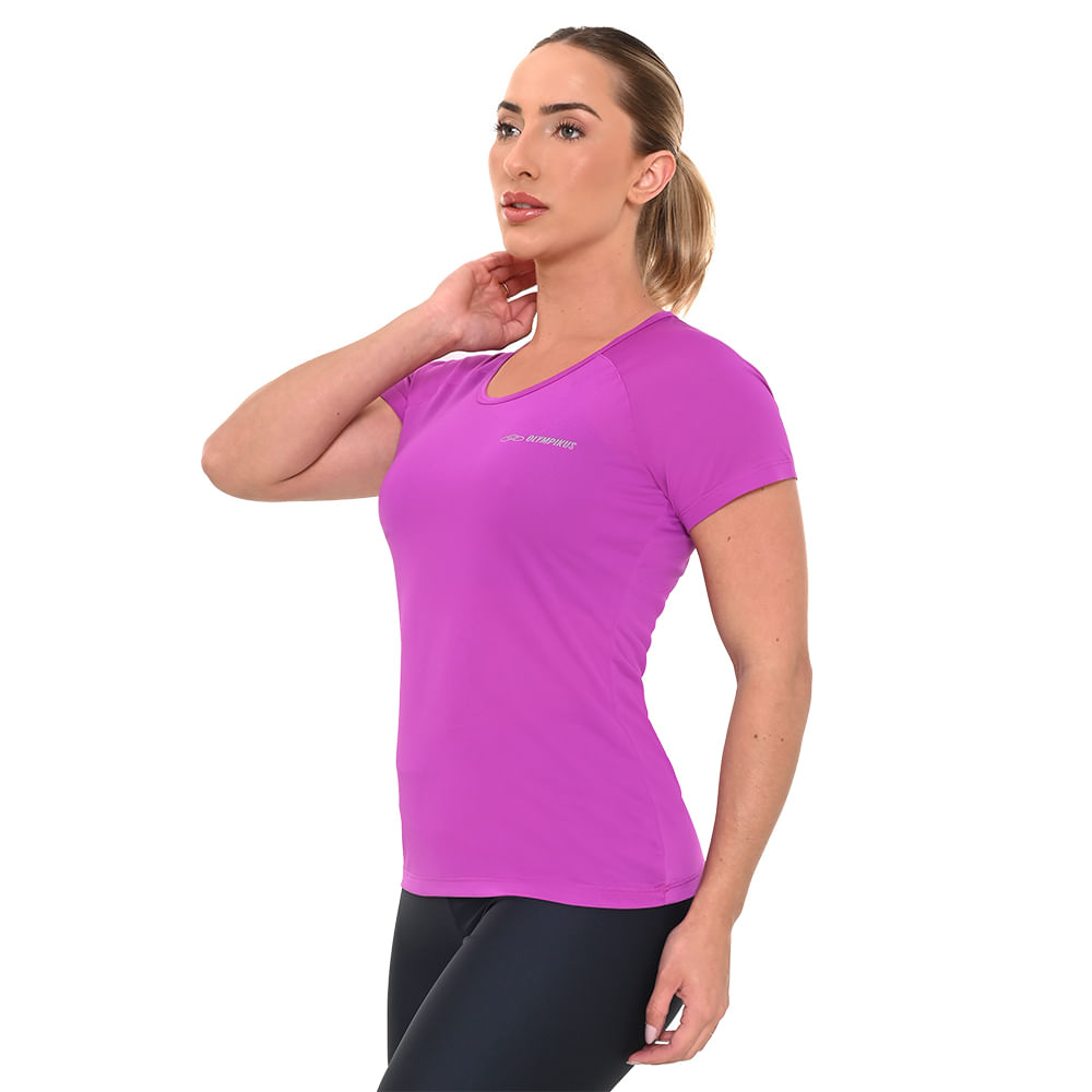 Camiseta Runner Manga Curta 2.0 Feminina — foto do produto em fundo branco
