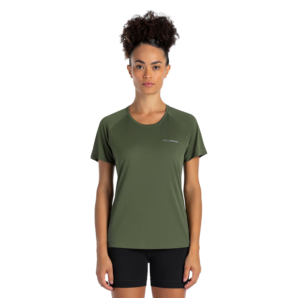 Camiseta Runner Manga Curta 2.0 Feminina — foto do produto em fundo branco