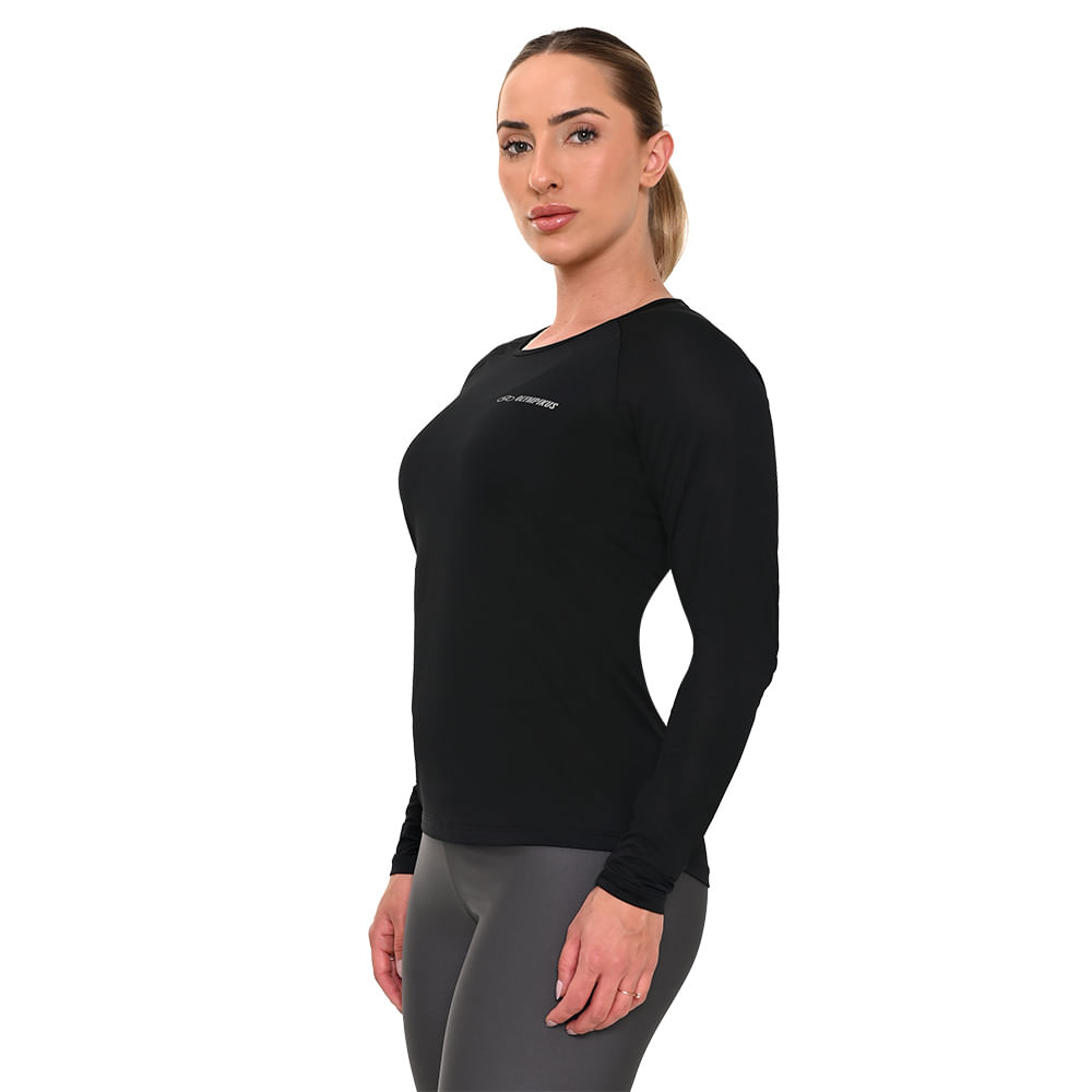 Camiseta Runner Manga Longa 2.0 Olympikus Feminina — foto do produto em fundo branco