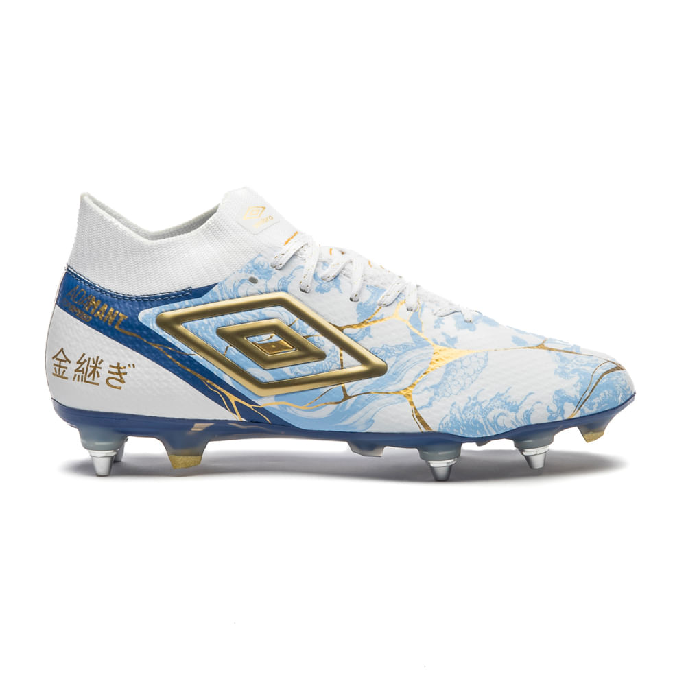 Chuteira Campo Umbro Adamant Top Speed Pro Sg Kintsugi — foto do produto em fundo branco