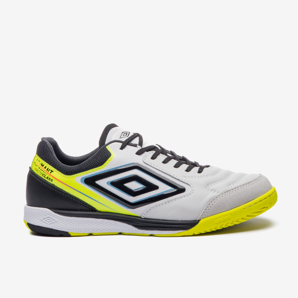 Chuteira Futsal Umbro Adamant Master Class Pro Bump — foto do produto em fundo branco