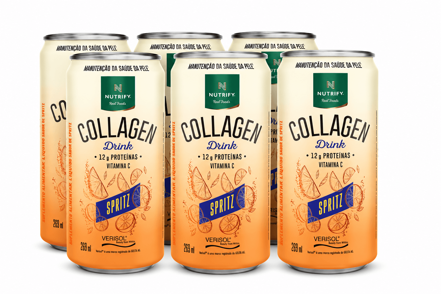 Colágeno Hidrolisado Collagen Drink — foto do produto em fundo branco