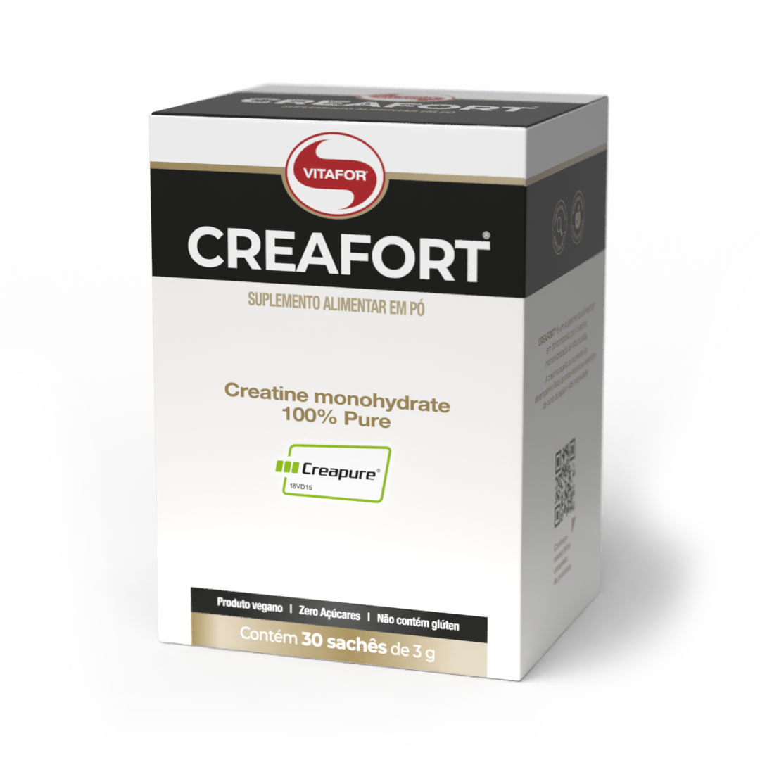 CREAFORT® Creatina Creapure 30 Sachês 3g — foto do produto em fundo branco