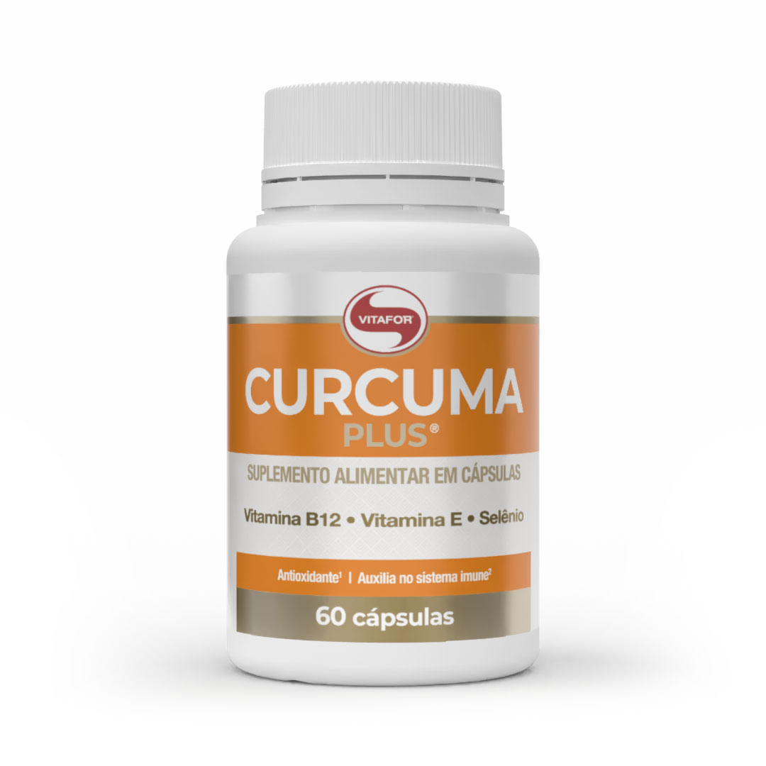 CURCUMA PLUS® 60 Cápsulas — foto do produto em fundo branco