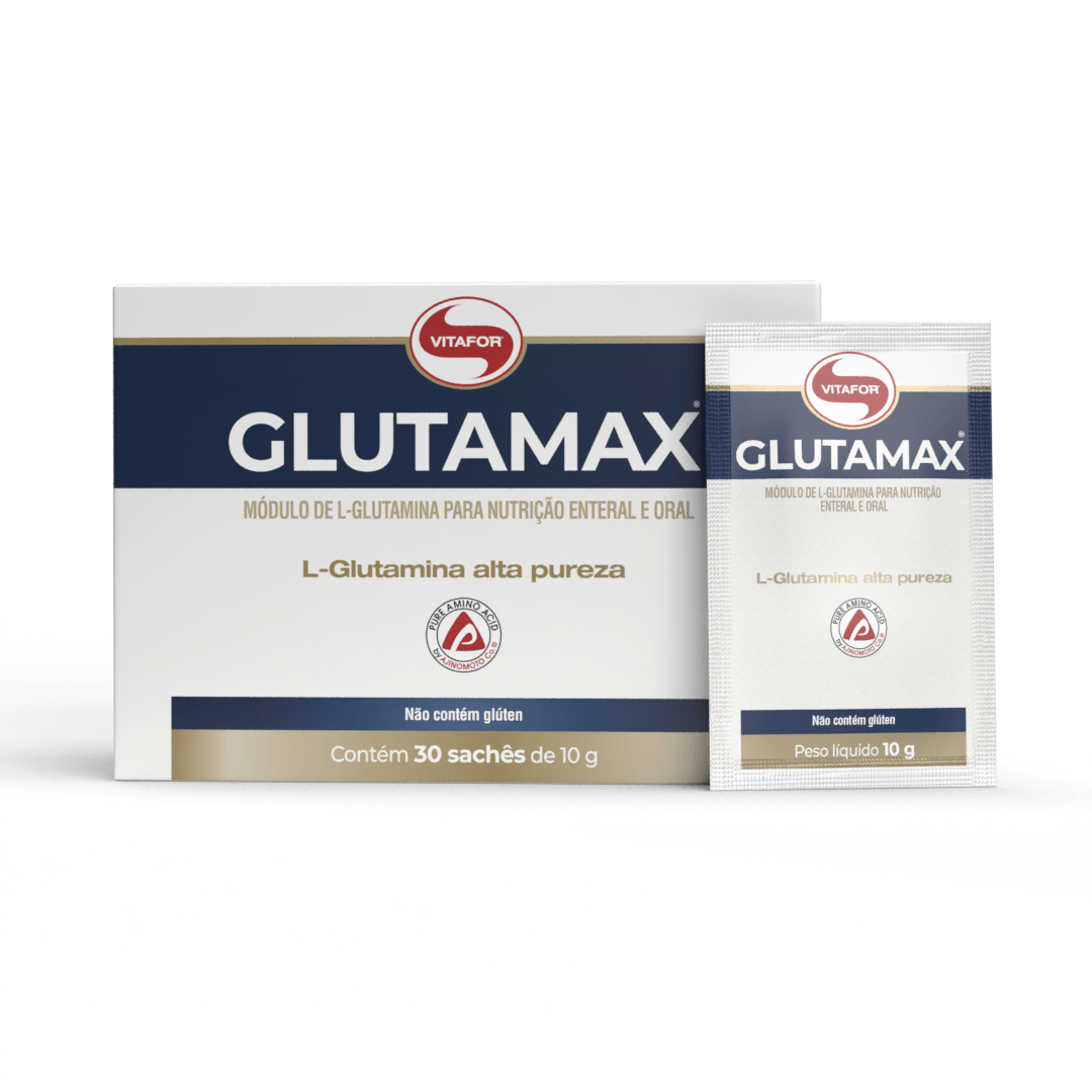 GLUTAMAX®: L-Glutamina 30 Sachês 10g — foto do produto em fundo branco
