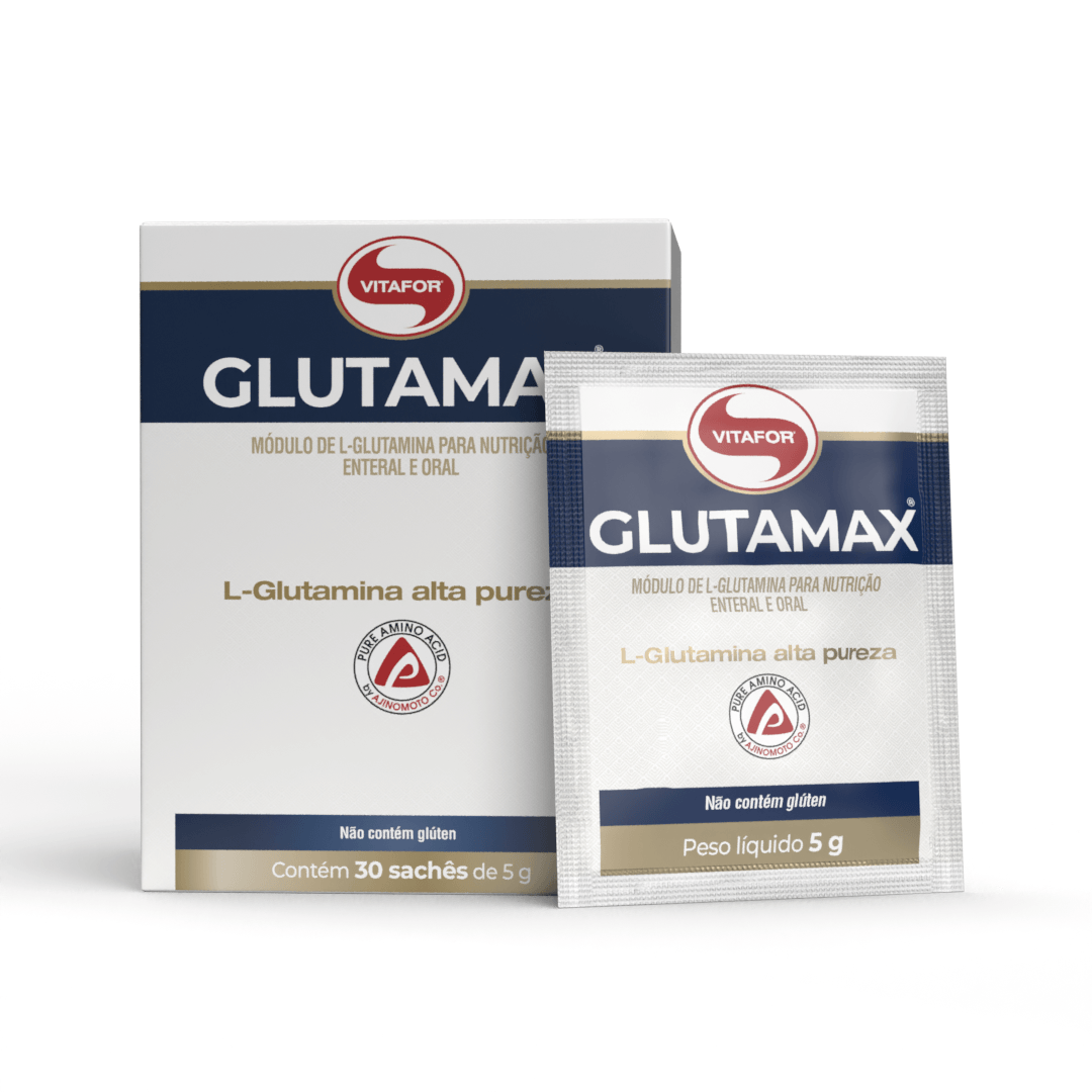 GLUTAMAX®: L-Glutamina30 Sachês 5g — foto do produto em fundo branco