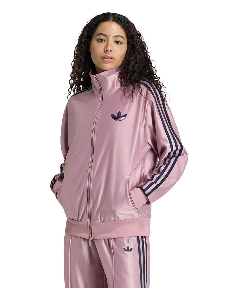 Jaqueta adidas Firebird Adicolor Feminina — foto do produto em fundo branco