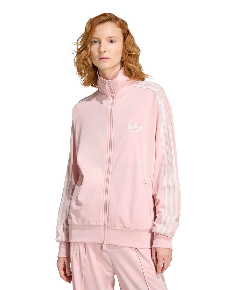 Jaqueta adidas Firebird loose Feminina — foto do produto em fundo branco